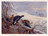 Famous Winter Paintings - Blackgame in Winter